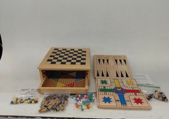 Philios Other - PHILIOS WOODEN GAME COMPENDIUM MULTI GAMES SET